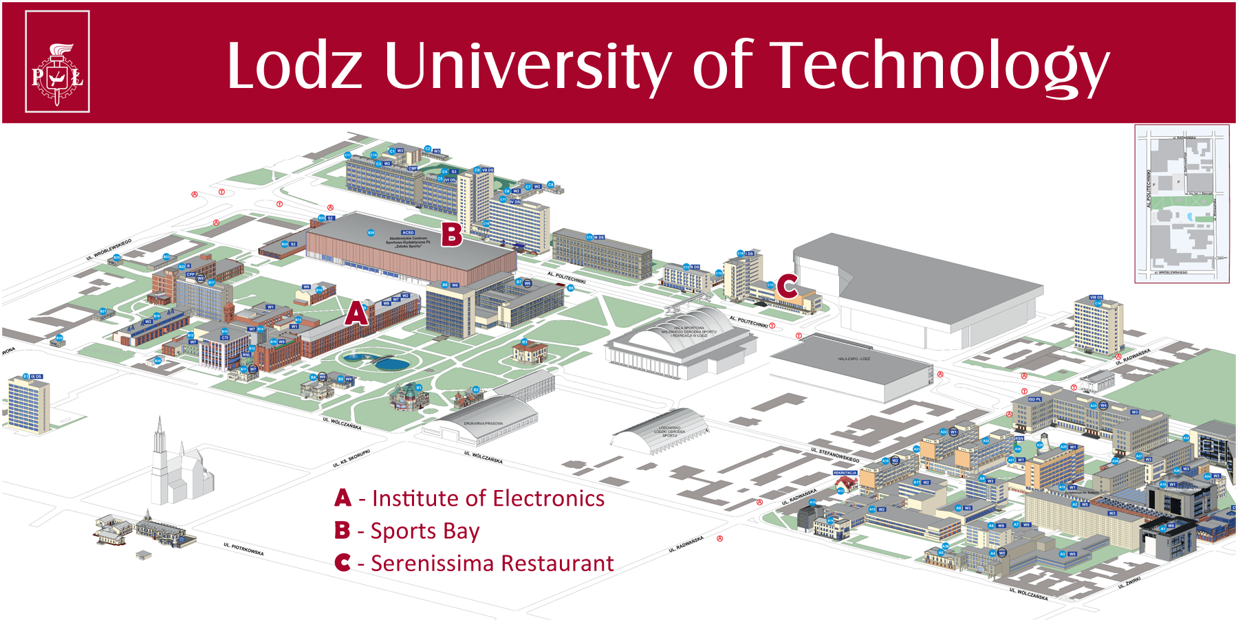 Lodz University of Technology campus